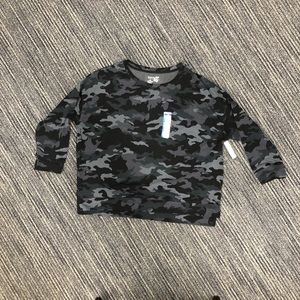 💜Terra & Sky Women's Plus Camo Cozy French Terry Sweatshirt Size 2X (20W - 22W)